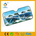 large car sunshade,polyester material car vehicle sunshade,car pe foam sunshade